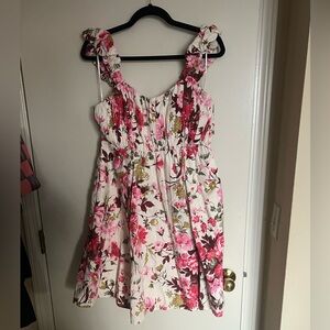 Abercrombie & Fitch ruffle strap dress